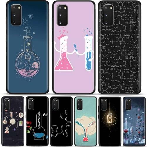 Chemistry Case for Samsung Galaxy S8 S9 S10 S20 S21 FE Ultra 5G Plus S10e Phone Cover Coque