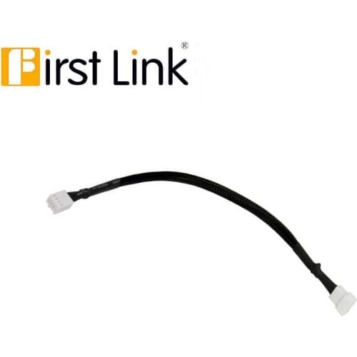 IDE Molex 4 pins CPU PWM Case Cooling Fan ATX 12V/5V Internal Power Extension Cable Cord Black Net Jacket Sleeved 12 inches