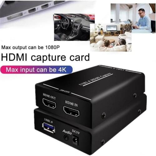 USB 3.0 HDMI Video Capture Card Recording Game Live Broadcast For PS4 Game DVD Camera Local Loop