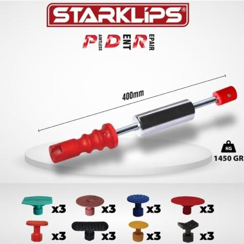 Starklips PDR Paintless Dent Removal Slide Hammer Glue Tabs PDR Pads
