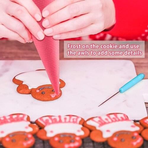 122-Piece Piping Bags Pastry Bag Disposable Icing Bag with Bag Ties Decorating Bags for Baking Cupcakes Cookies Supplies