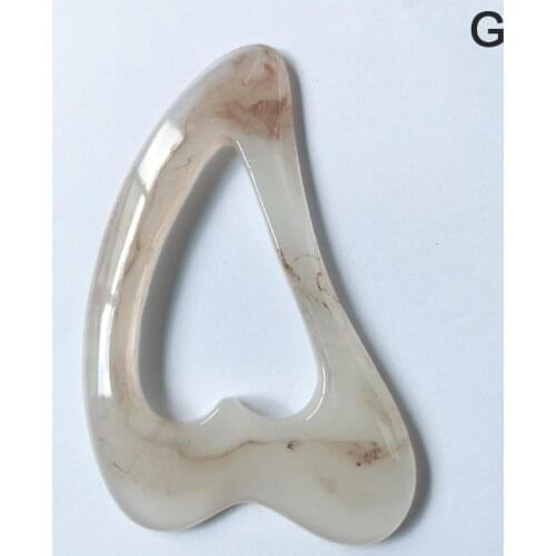 Natural Facial Massage Roller Acupuncture Guasha Scraping Board Jade Stone Face Lift Body Slim Neck Thin Lift SPA Massage Tool