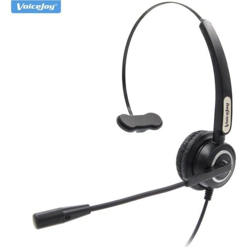 ONE Additional ear pad+ Free Shipping +RJ9 headset with microphone RJ9 phone headset office phone headset call center headphones