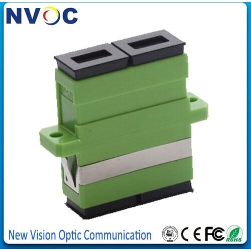 SM,SX SC to SC/UPC Duplex Flange Fiber Optic Connector Adapter Coupler,Single Mode,Simplex,SC/UPC Fiber Coupler