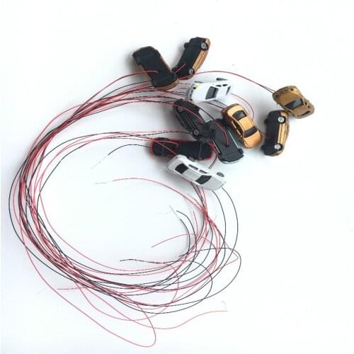 1/75 1/100 1/150 1/200 Scale Model Light Car For Architecture Model Building Train Layout