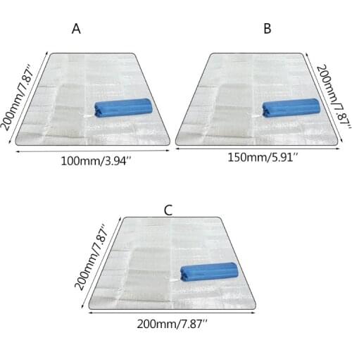 1pc Camping Mat Tent Mattress Waterproof Aluminum Foil Foldable EVA Picnic Beach Pad Au04 21 Dropshipping