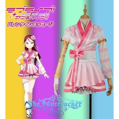 Anime LoveLive!Sunshine!! Sakurauchi Riko Cosplay costumes Inexperience DREAMER SJ Uniform Dress XS-XXL Or Custom-Make Any Size