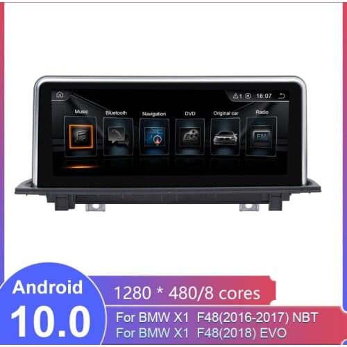 10.25"Touch Android 10.0 Car GPS Navigation forBMW X1 F48 (2016-2018) with Radio Audio Stereo MP5 Player Bluetooth WiFi Mirrorli