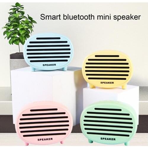 Bluetooth Speaker Wireless Macaroon Color Plastic Retro Loud Speaker for Party Portable Speakers Music Center Best Gift