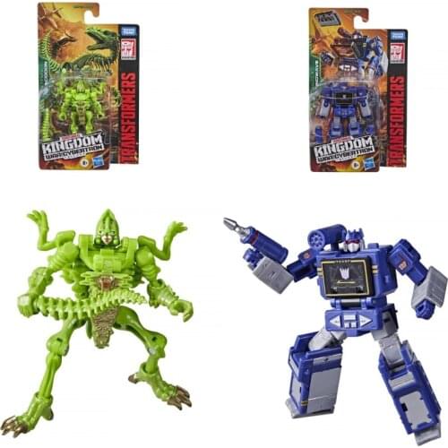 Hasbro Transformers Generations War for Cybertron: Kingdom Core Class WFC-K21 WFC-K22 Dracodon Soundwave Action Figure Model Toy