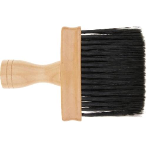 Neck Duster Hair Cutting Salon Hairdressing Barbers Black Stylist Soft Brush Barber Hair Clean Hairbrush Hair Sweeping