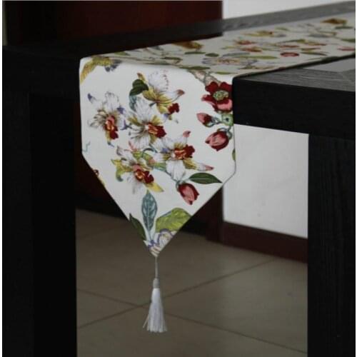 Classical high-grade tea table flag yellow table runners modern table runner 250cm 200cm modern table runners