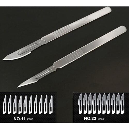 Stainless steel Scalpel Carving knife blade +Handle for Mobile Phone Repair Circuit Board Repair Film-Sticking and dismantling