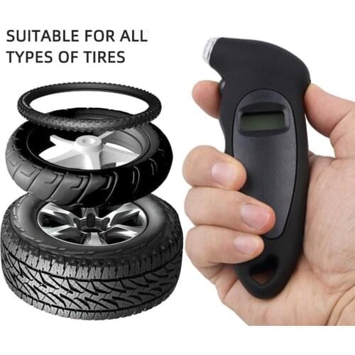 LCD Digital Car tire pressure gauge meter Tyre Tester Backlight 150 PSI Manometer Barometers Tool Car Motorcycle Pressure Gauge