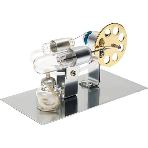 Hot Air Stirling Engine Model Electric Generator Motor Steam Power Physics Toy Engine principle intuitive educational toys gifts