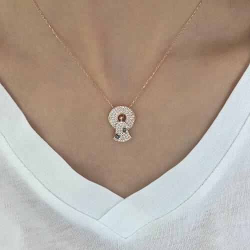 NEW Trendy 925 Silver Necklace Turkish Jewelry Birthday Gift Zircon Fashion Necklace For Women Minimalist Style Luxury Designer