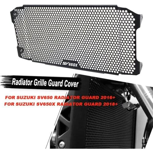 Motorcycle Accessorie CNC Radiator Grille Guard Cover Part For Suzuki SV650X SV 650 X 2018 2016 2017 2018 2019 2020 2021 SV650 X