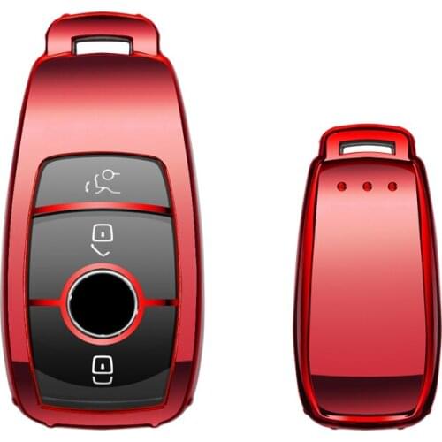 For Mercedes Benz W213 E200 E260 E300 E320 S320L S350 S450 Soft TPU Car Remote Key Case Cover Shell Keychain Holder Protective
