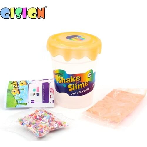 2019 DIY Glitter Slime Make Kit Filler Polymer Clay Powder for Supplies Slime Add Water Shake Putty Set Antistress Toys