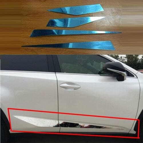 FOR LEXUS NX200T NX300H STAINLESS SIDE DOOR LINING BODY DEC MOULDING TRIM COVER