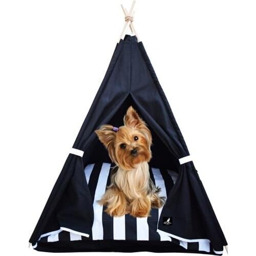 Kangaroo Shopping Black Cat Dog Tent 70 X70 cm