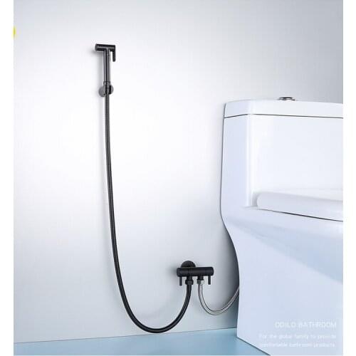 Frap Bidet Faucet Brass Shower Tap Washer Toilet Sprayer Hygienic Shower Bidet Tap Wall Mounted Bidet Faucets Y50058/9