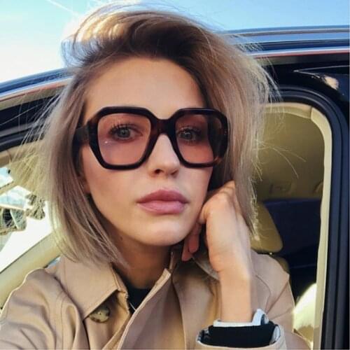 2021 Oversized Fashion Classic Sunglasses Women Vintage Glasses Men Street Beat Shopping Mirror Retro Lentes De Sol Hombre Uv400