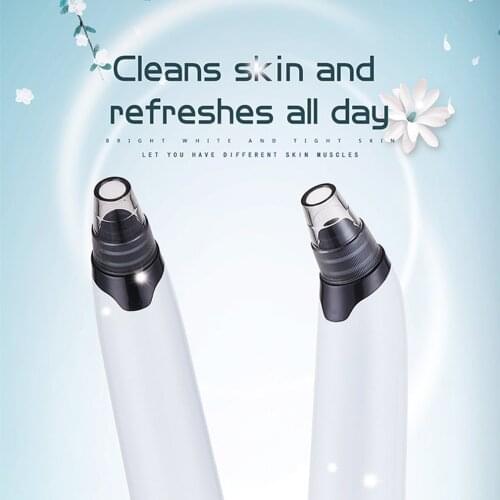 Blackhead Remover Vacuum Facial Pore Cleanser Electric Pimple Extractor Kit USB Rechargeable Blackhead Suction Tool