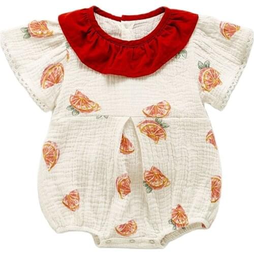 XIZOU Bodysuit With Short Sleeves For Babies