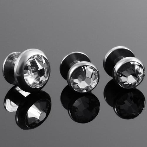 1Pc G23 Titanium Micro Dermal Piercings Crystal Dermal Anchor Top With Base Hide it in Skin Diver Piercings Body Jewelry Sexy