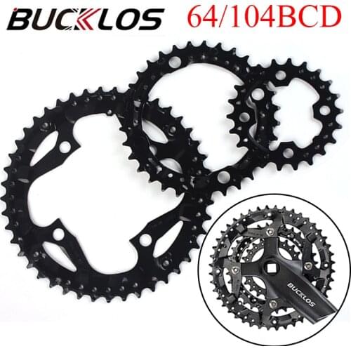 104BCD 64BCD Chainirng MTB Double/Triple Speed Chainwheel 22T//32/44T Mountain Bike Crank for Shimano Crankset Cycling parts