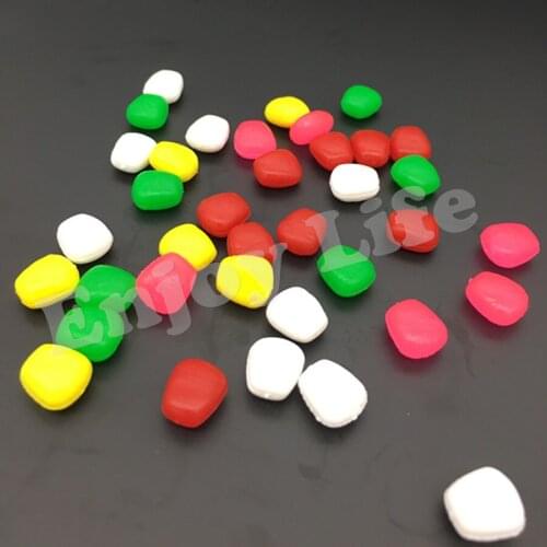 200TPR Eco-friendly Soft Carp Fishing Bionic Simulation Pop up Lure Floating Bait Fishing Corn Grain Bait Pop-up Artifical Baits