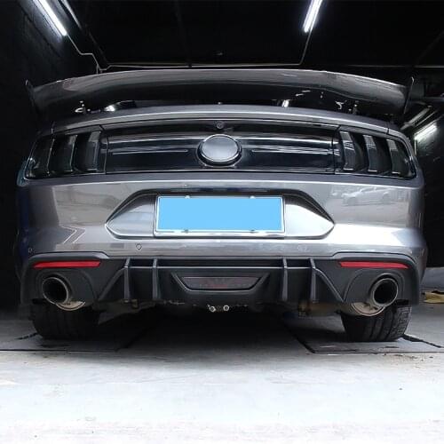2021 Suitable For Ford 18-20 Mustang Refitting Lip Double Four Out Rear Spoiler Bumper