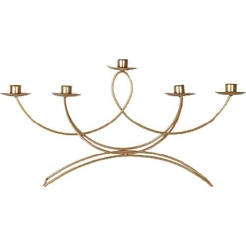 Nordic Style 3D Candlestick Metal Candle Holder Wedding Centerpiece Candelabra Dinner Home Decor