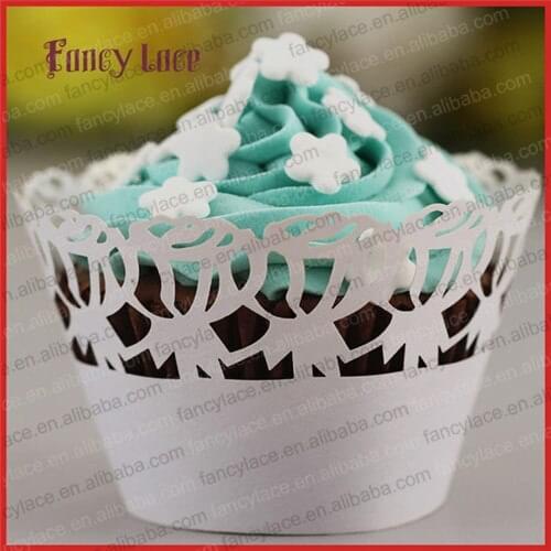 50pcs Hot Sale Party Table Decorations Heart Lase Cupcake Wrapers,Fondant Cakes Paper Liners Cupcake Supplies Free Shipping