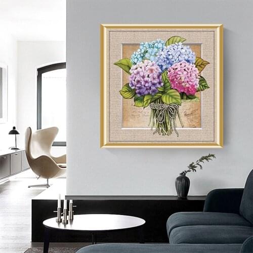 5D DIY Diamond Painting Flower Picture Full Square/Round Diamond Embroidery Rhinestone Picture Crystal Mosaic Decoration Kit