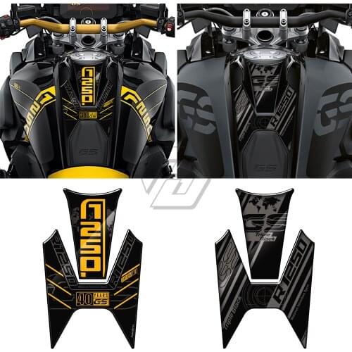 For BMW R1250GS 40 Years GS Triple Black 2020 2021 Motorcycle Gas Tank Pad Protection Decals