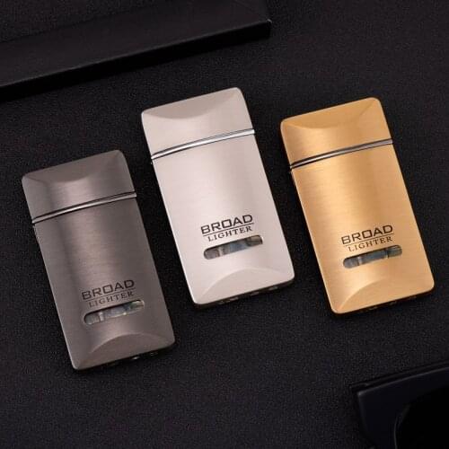 Electroplating Boutique High-end Metal Windproof Lighter Personality Creative Smoking Set Smoke Accesoires Gadgets for Men