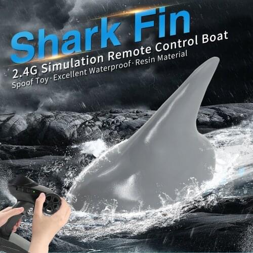 V302 Flytec Simulation Pretend To Hide Under The Water Shark Fin RC Boat Prank Toy For Scare People In Swimming Pool