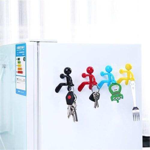 Creative Fridge MagnetsLittle modelling Refrigerator Magnetic Sticker Key Hanging Wall Climbing Home Decoration Accessories Gift