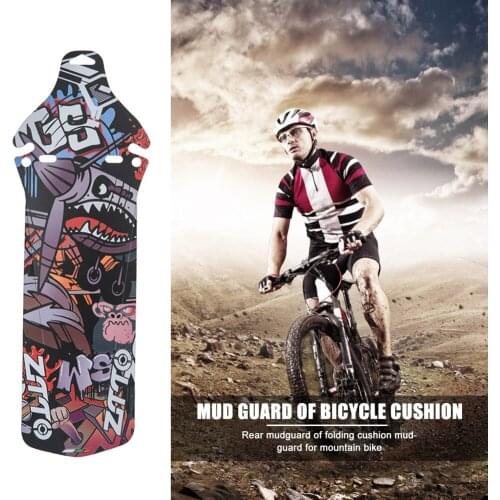 Fender Saddle Mud Guard Rear Cushion Mountain Bike Bicycle Seat Removable Fender Easily Installation Personal Bicycle Parts
