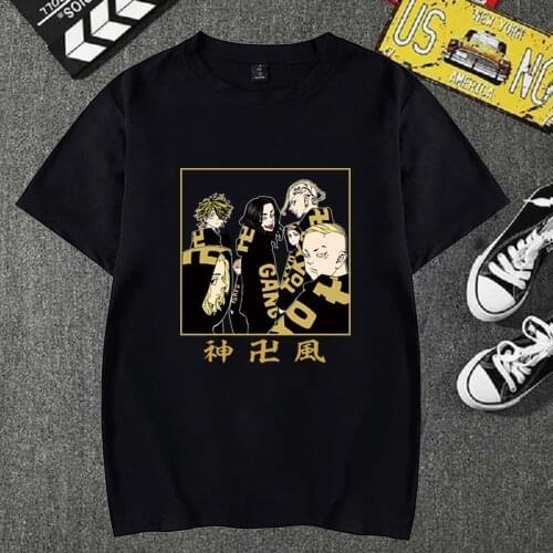 Men Tokyo Revengers T Shirt Manga T Shirt Men Women Hip Hop Tee Shirt Clothes