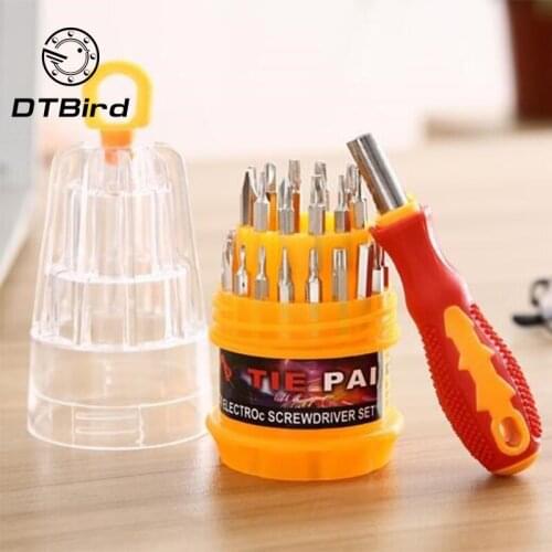 Household multi-functional small screwdriver set mobile phone computer maintenance hardware tool combination