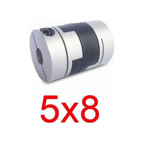 New 5x8 5mm 8mm double slider coupling,oldham type shaft flexible coupling,Servo motor stepper clamp type coupler D20 L33
