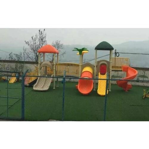 Exported to Myanmar EN1176 Children Playground Park Equipment HZ-14202