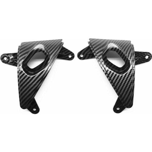 Carbon Fiber Pattern Side Turn Signal Mount Fairing for Kawasaki Ninja ZX6R 636 2005-06