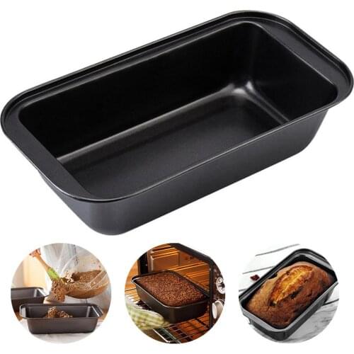 Durable Non-stick Carbon Steel Cake Bread Loaf Kitchen DIY Handmade Baking Pan Rectangular Cheese Toast Mold