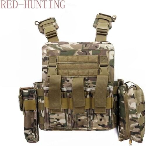 Tactical Military Vest Adjustable Molle Waistcoat Combat Assault Vest Wargame Hunting Vest