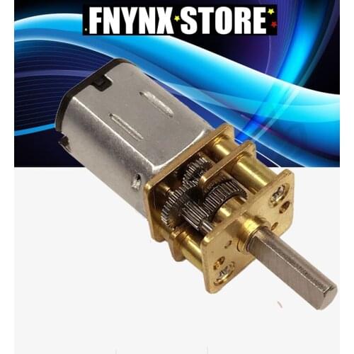 10PCS Metal Gear Reduction Motor GA12-N20 For Smart Car DC3V/6V/12V