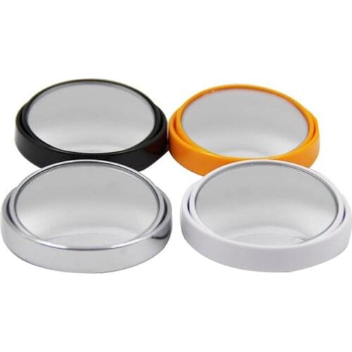 One Pair 2pcs 360° Car Mirror HD Convex Mirror Car Small Round Mirror Blind Spot Mirror Wide Angle Vehicle Parking Mirrors